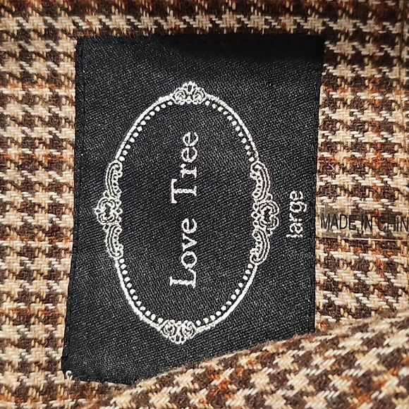 Love Tree Wool Blazer, Size Large - Picture 2 of 13